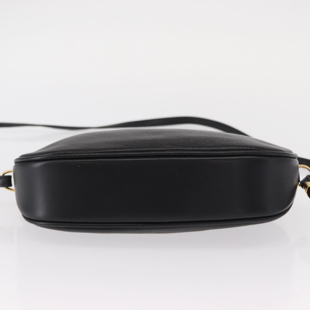 Gucci Vintage Shoulder Bag Leather, BLACK, LEATHER, Shoulder bag