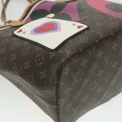 Louis Vuitton Neverfull NM Tote Limited Edition Game On Monogram Canvas, BROWN, CANVAS, Tote bag
