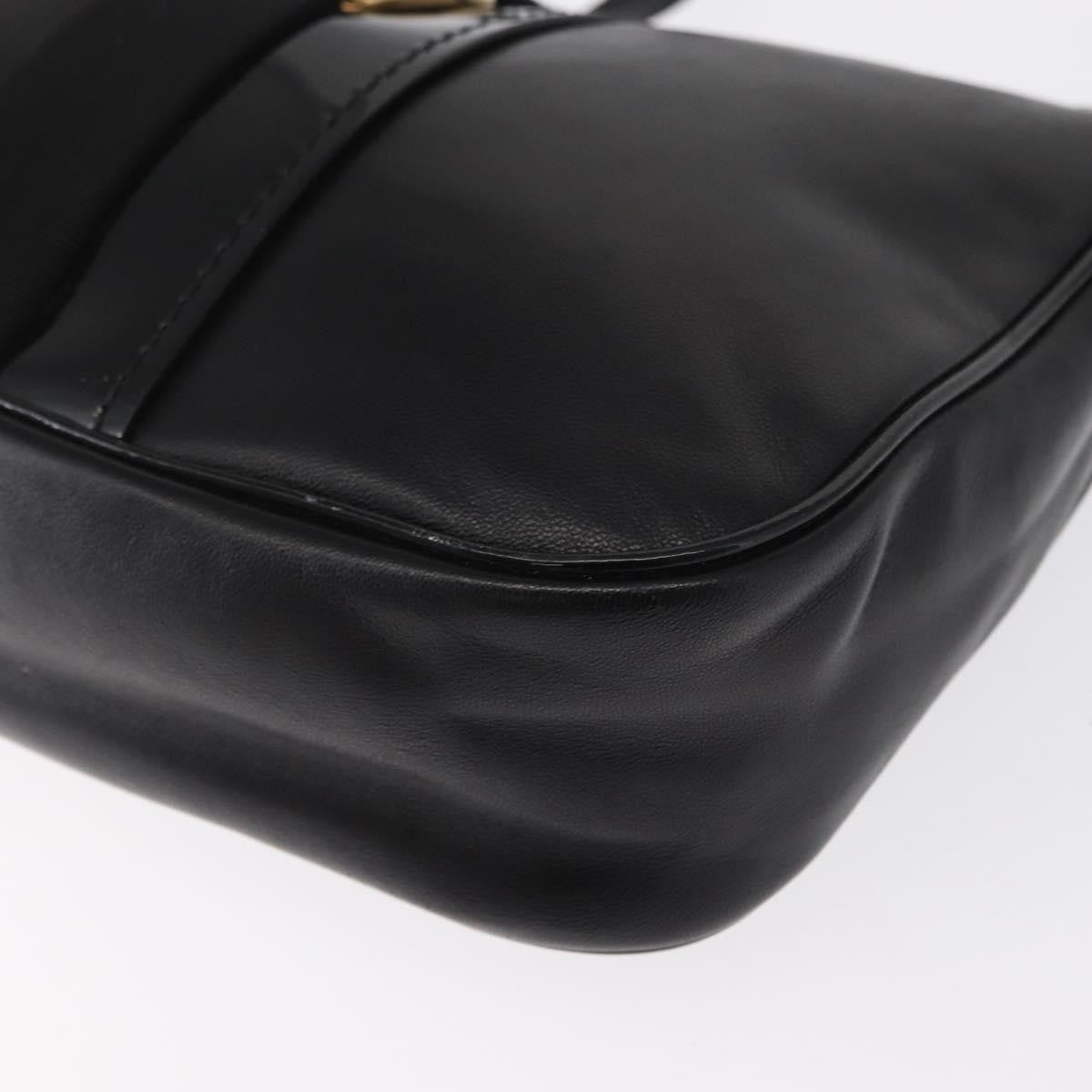 Salvatore Ferragamo Vala Shoulder Bag Leather, BLACK, LEATHER, Shoulder bag