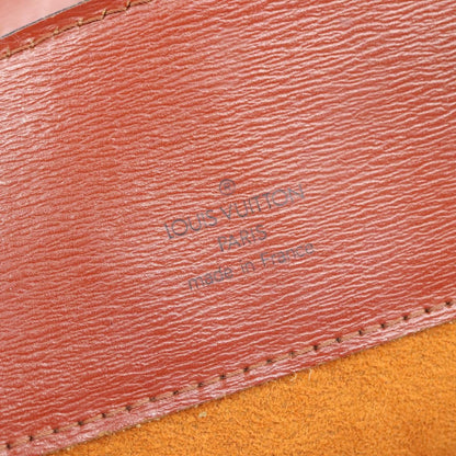 Louis Vuitton Cluny Shoulder Bag Epi Leather, BROWN, LEATHER, Shoulder bag