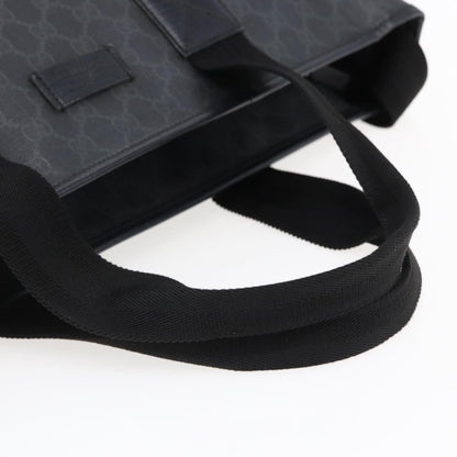 Gucci Convertible Zip Tote GG Canvas, BLACK, PVC, Tote bag