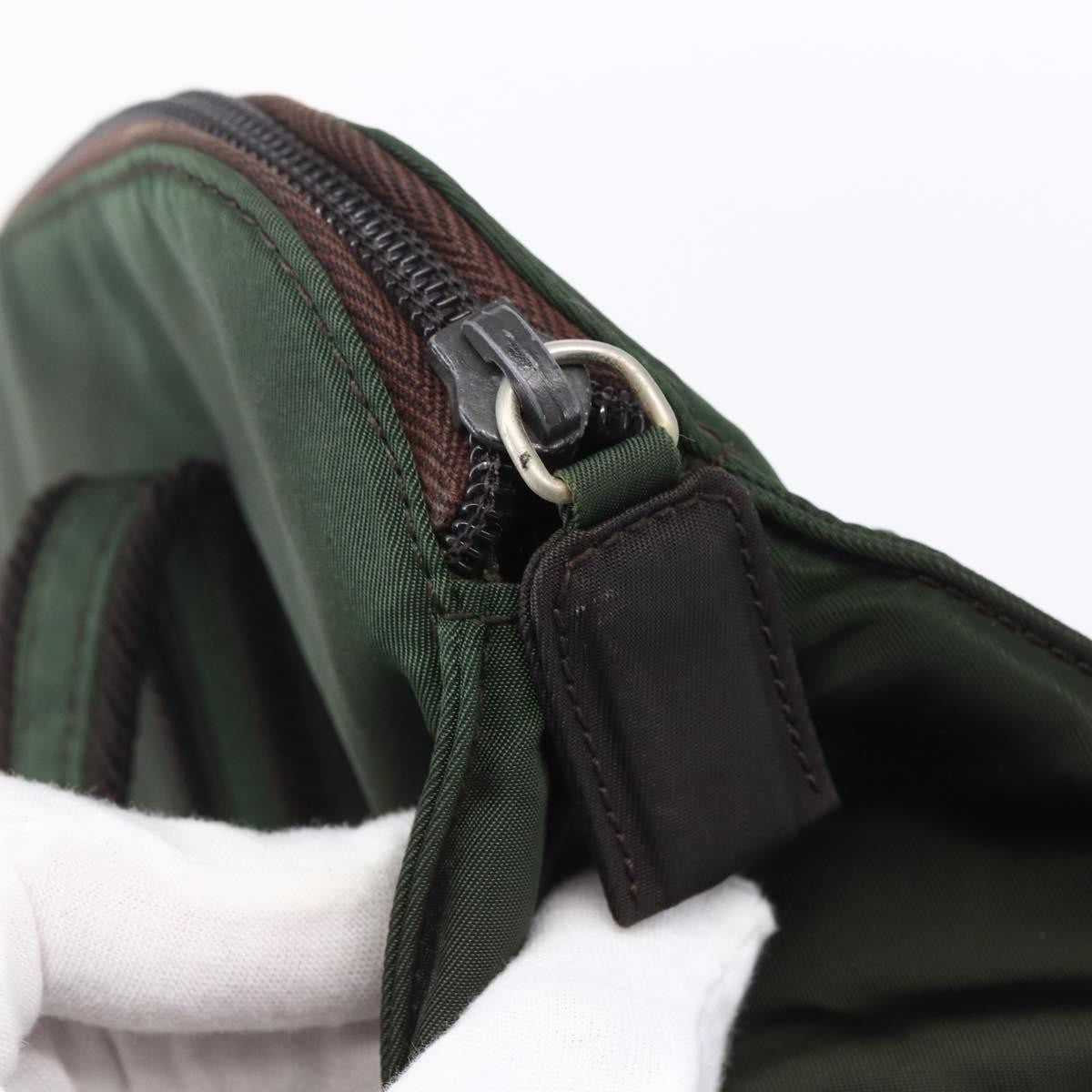 Prada Vintage Tote Tessuto, Khaki, Nylon, Tote Bag