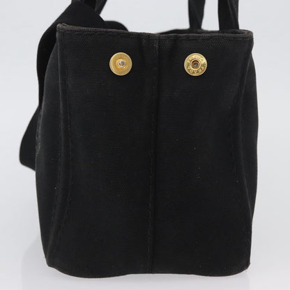 Prada Canapa Tote Canvas, Black, Canvas, Tote Bag