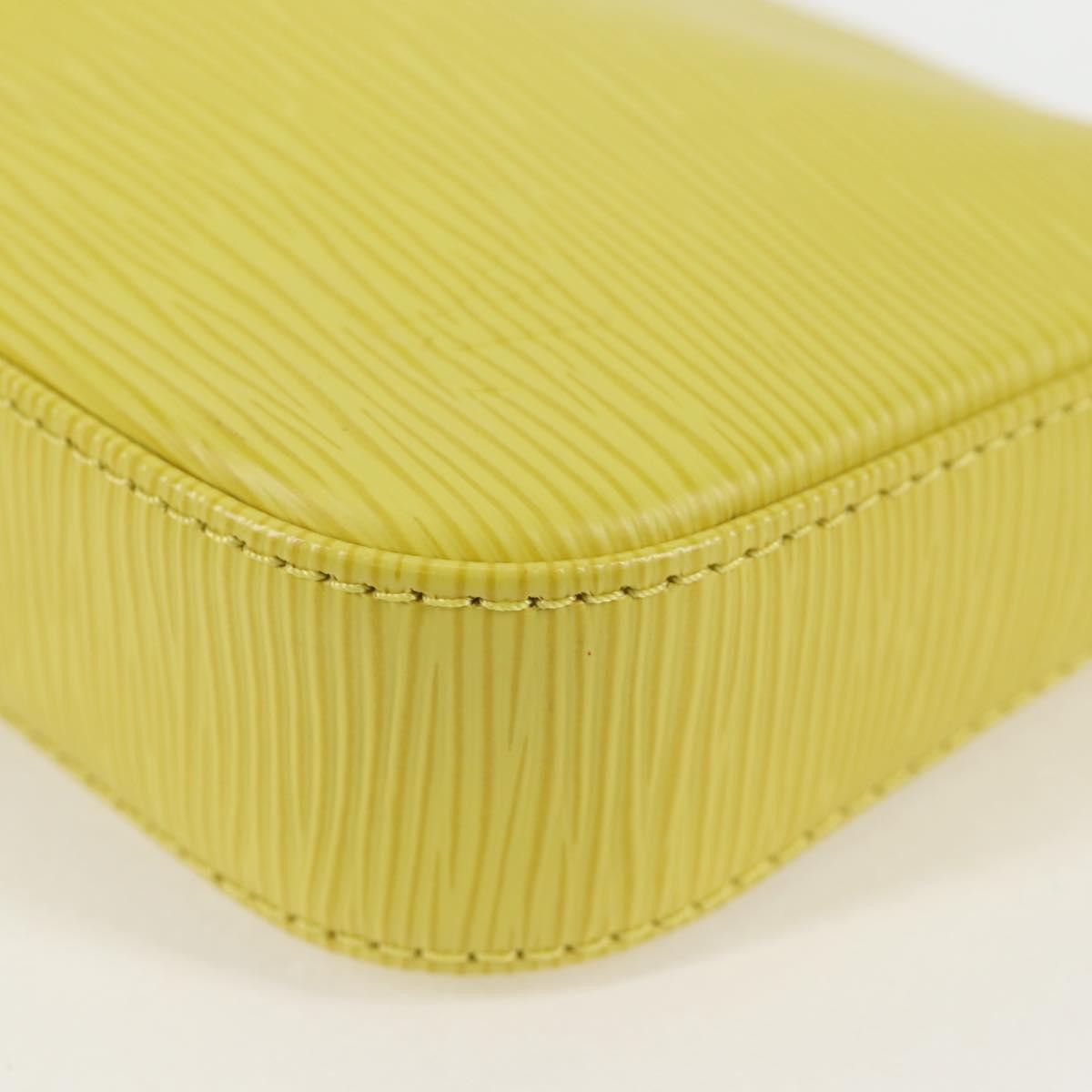 Louis Vuitton Pochette Accessoires NM Epi Leather, YELLOW, LEATHER, Clutche & pouche