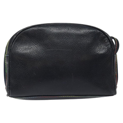 Fendi Vintage Zip Crossbody Bag Leather, NAVY, LEATHER, Shoulder bag