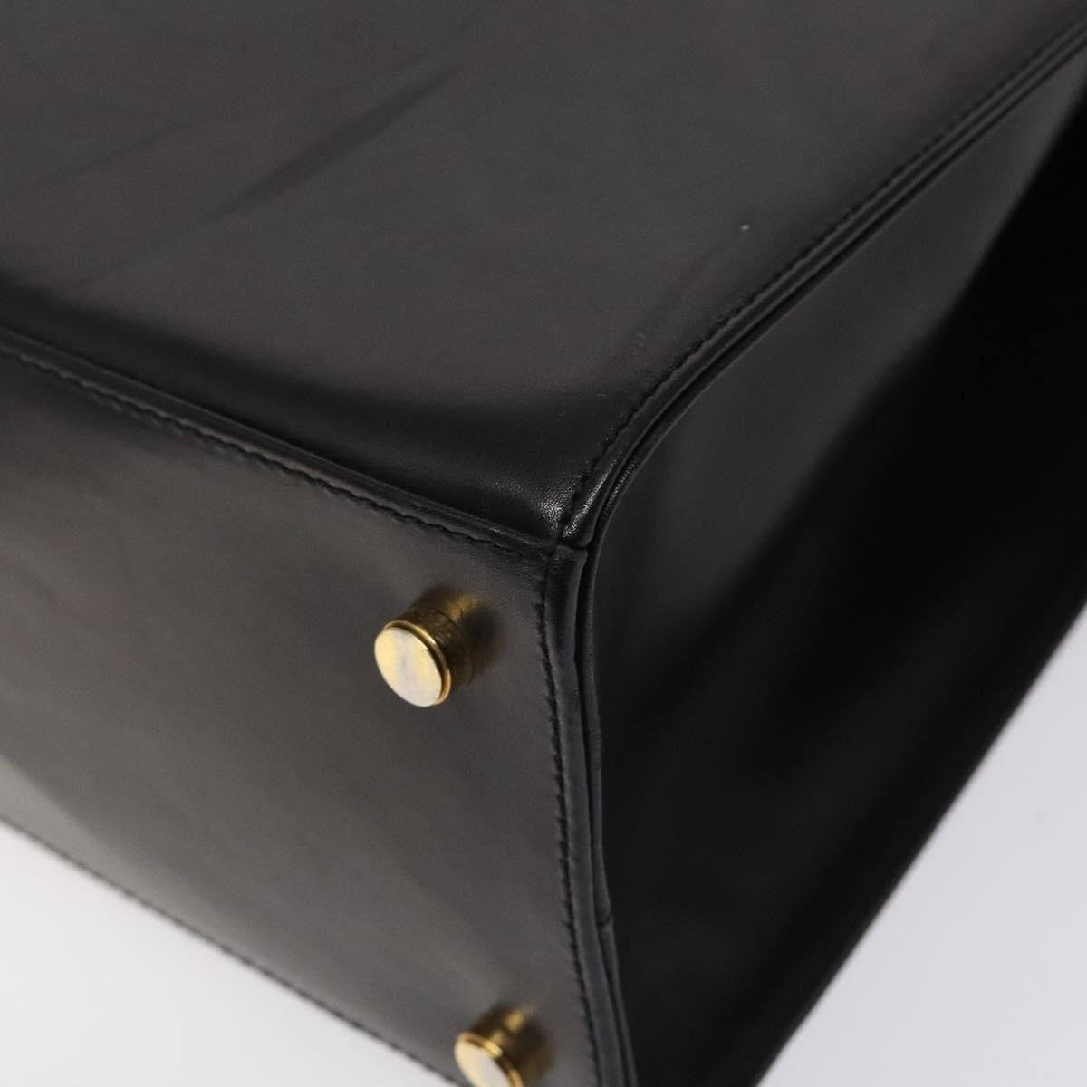 Salvatore Ferragamo Vala Shoulder Bag Leather, BLACK, LEATHER, Shoulder bag