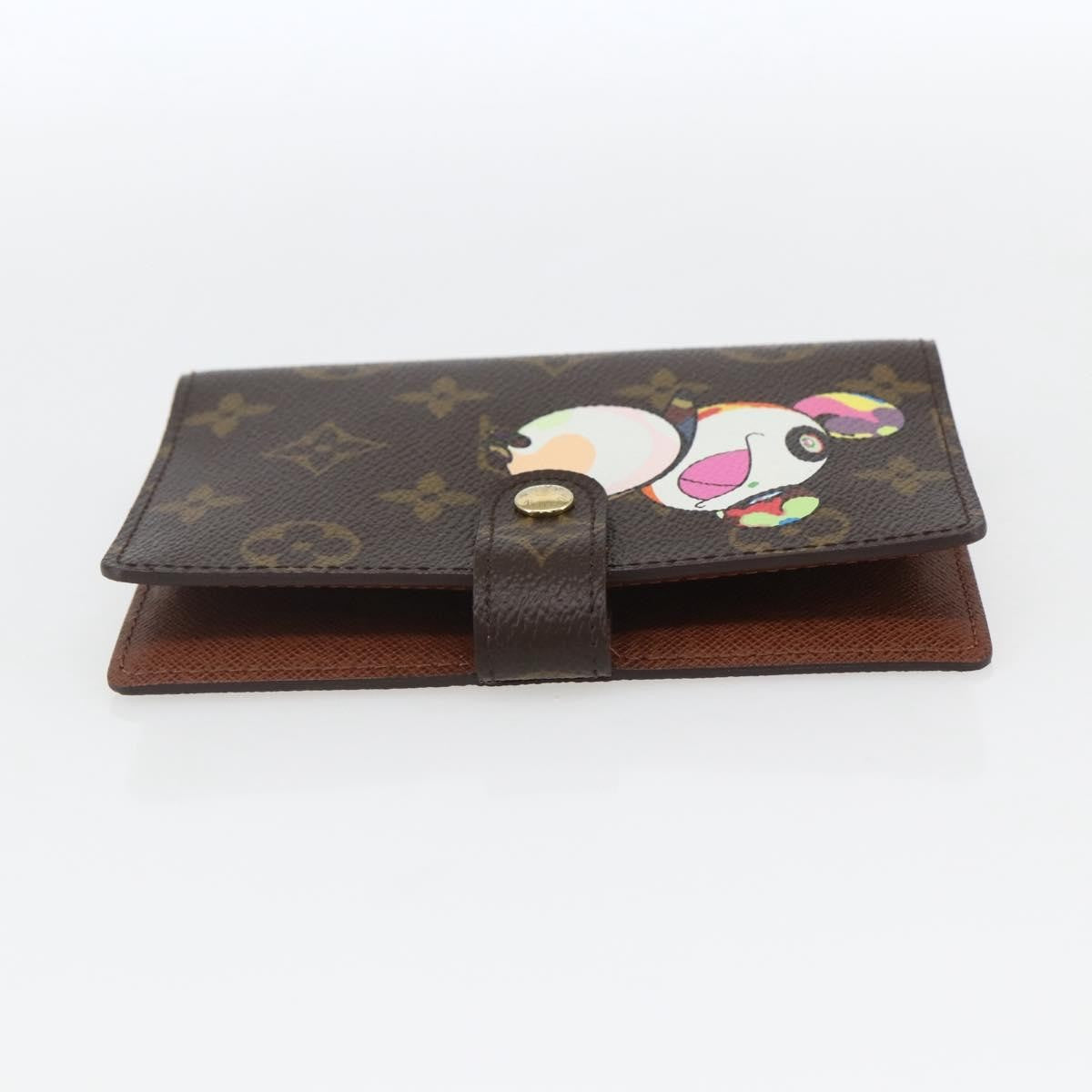 Louis Vuitton Agenda Cover Monogram Panda, Brown, Canvas, Wallet