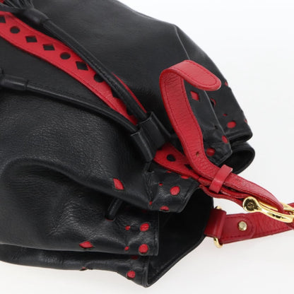 Saint Laurent Vintage Shoulder Bag Leather, Black, Leather, Shoulder Bag
