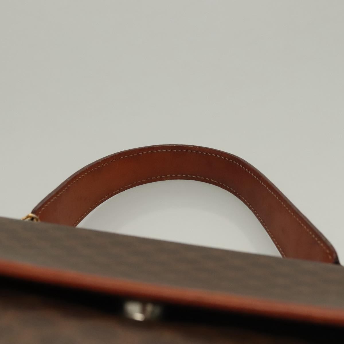 Celine Triomphe vintage handbag Macadam canvas, BROWN, CANVAS, Handbag