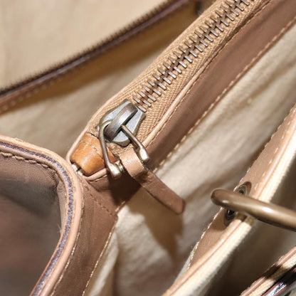 Gucci Bamboo Front Pocket Tote Canvas, ECRU, CANVAS, Tote bag