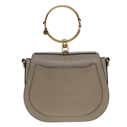 Chloe Nile Crossbody Bag Leather, BROWN, LEATHER, Crossbody bag