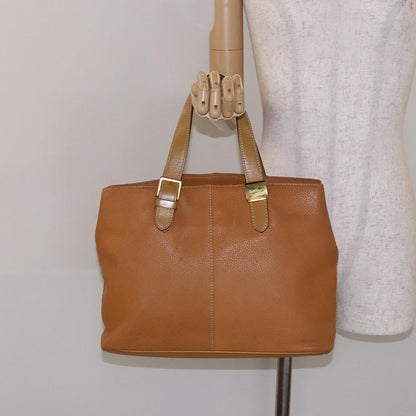 Burberry Handle Tote Leather, BEIGE, LEATHER, Tote bag