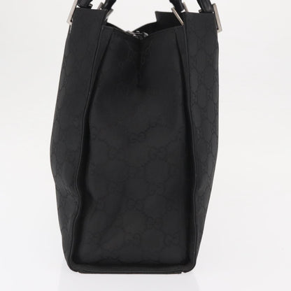 Gucci Bamboo tote bag Canvas, BLACK, CANVAS, Tote bag