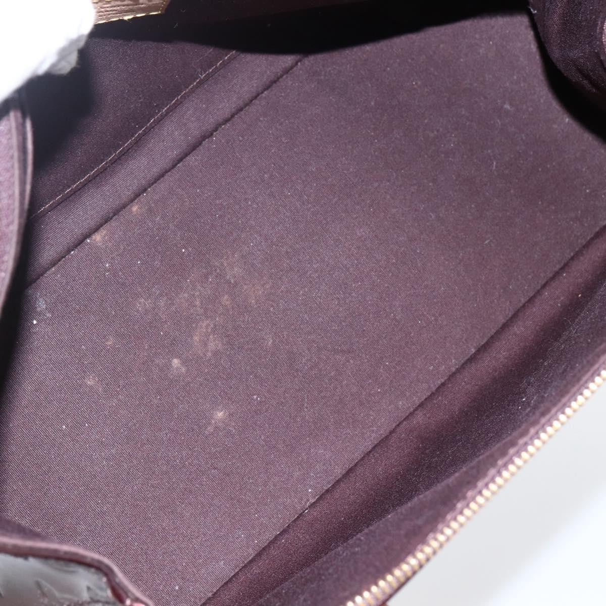 Louis Vuitton Rosewood Avenue Handbag Monogram Vernis, BURGUNDY, PATENT_LEATHER, Shoulder bag
