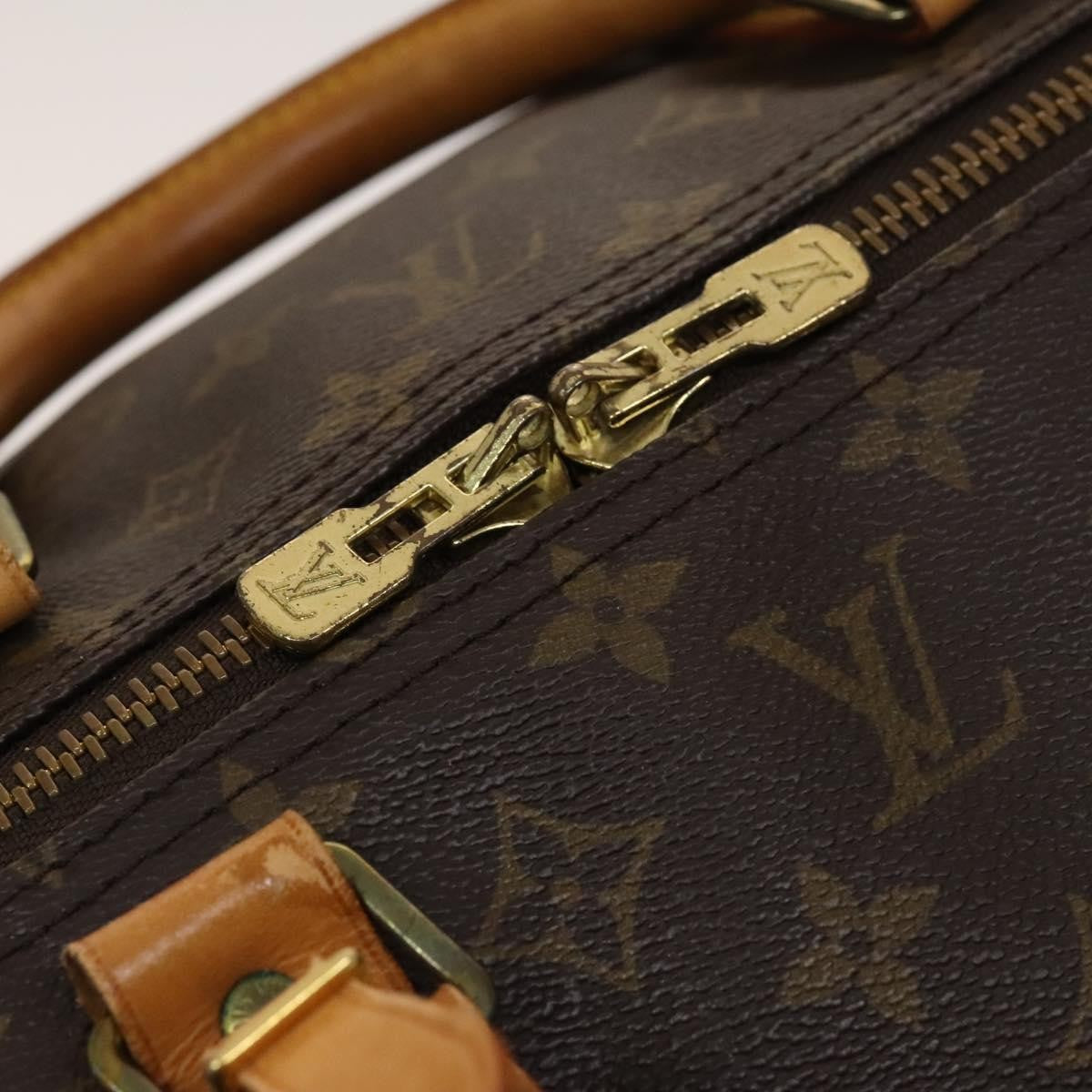 Louis Vuitton Keepall Bag Monogram Canvas, BROWN, CANVAS, Travel bag