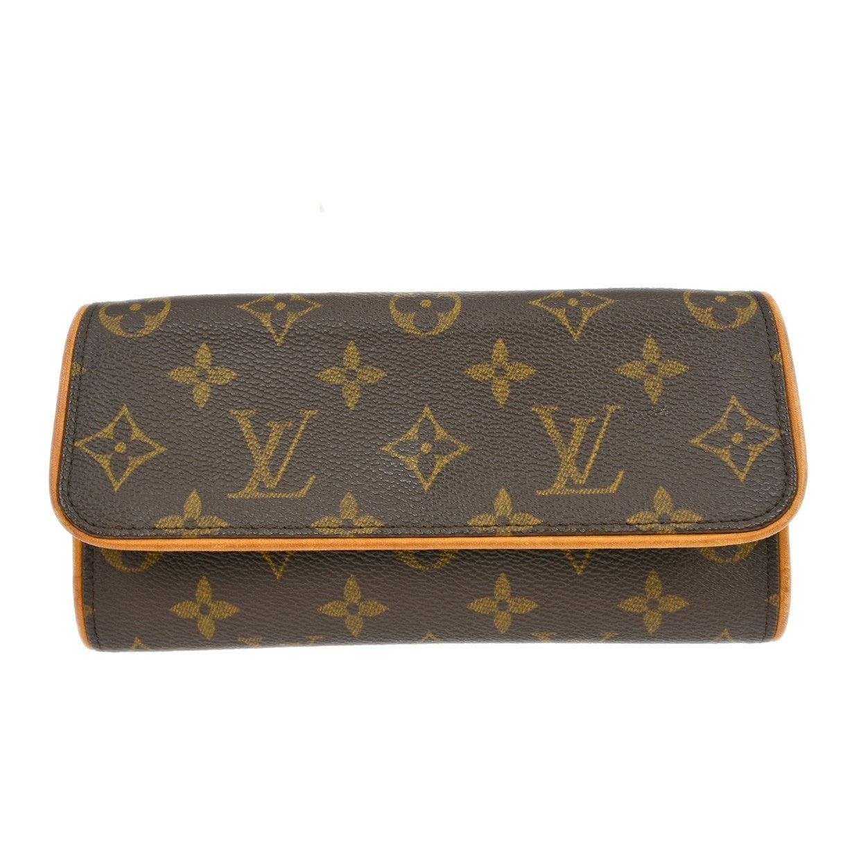 Louis Vuitton Twin Handbag Monogram Canvas, Brown, Canvas, Clutch