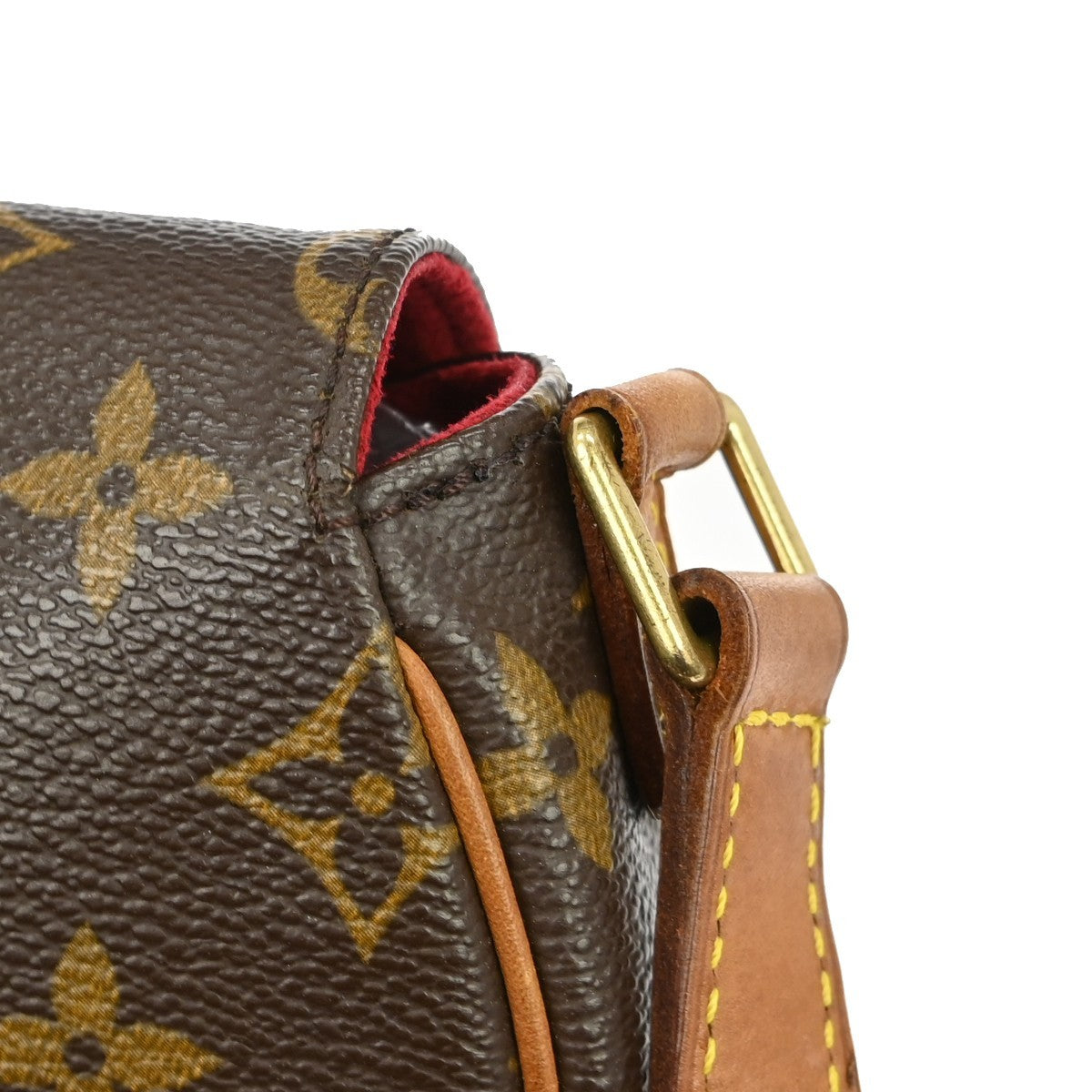 Louis Vuitton Tambourine Handbag Monogram Canvas, Brown, Canvas, Shoulder Bag
