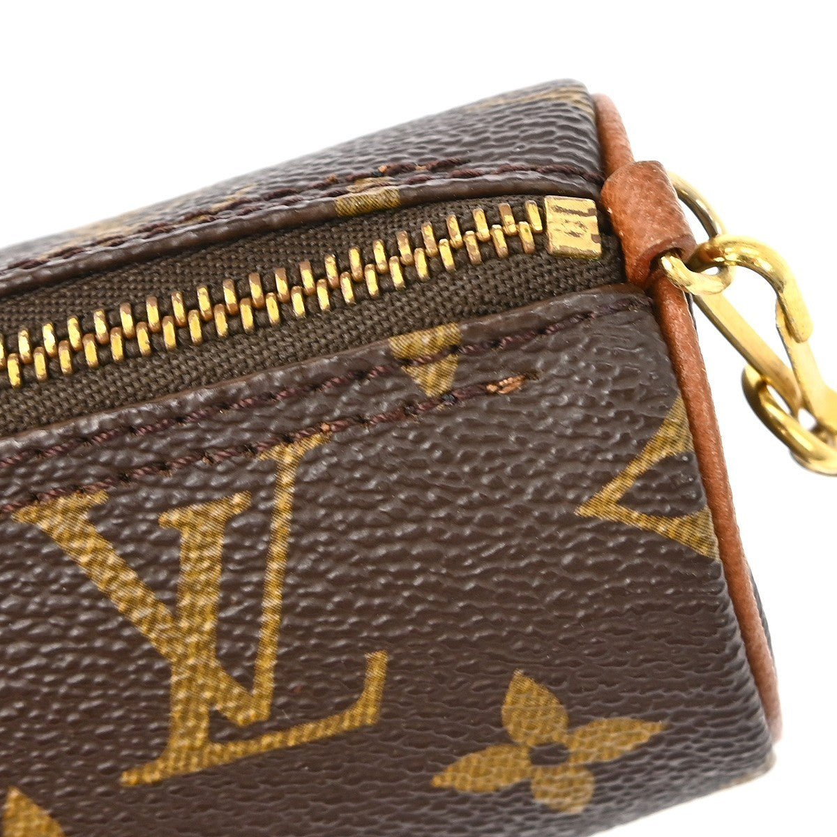Louis Vuitton Papillon Pochette Monogram Canvas, Brown, Canvas, Clutch