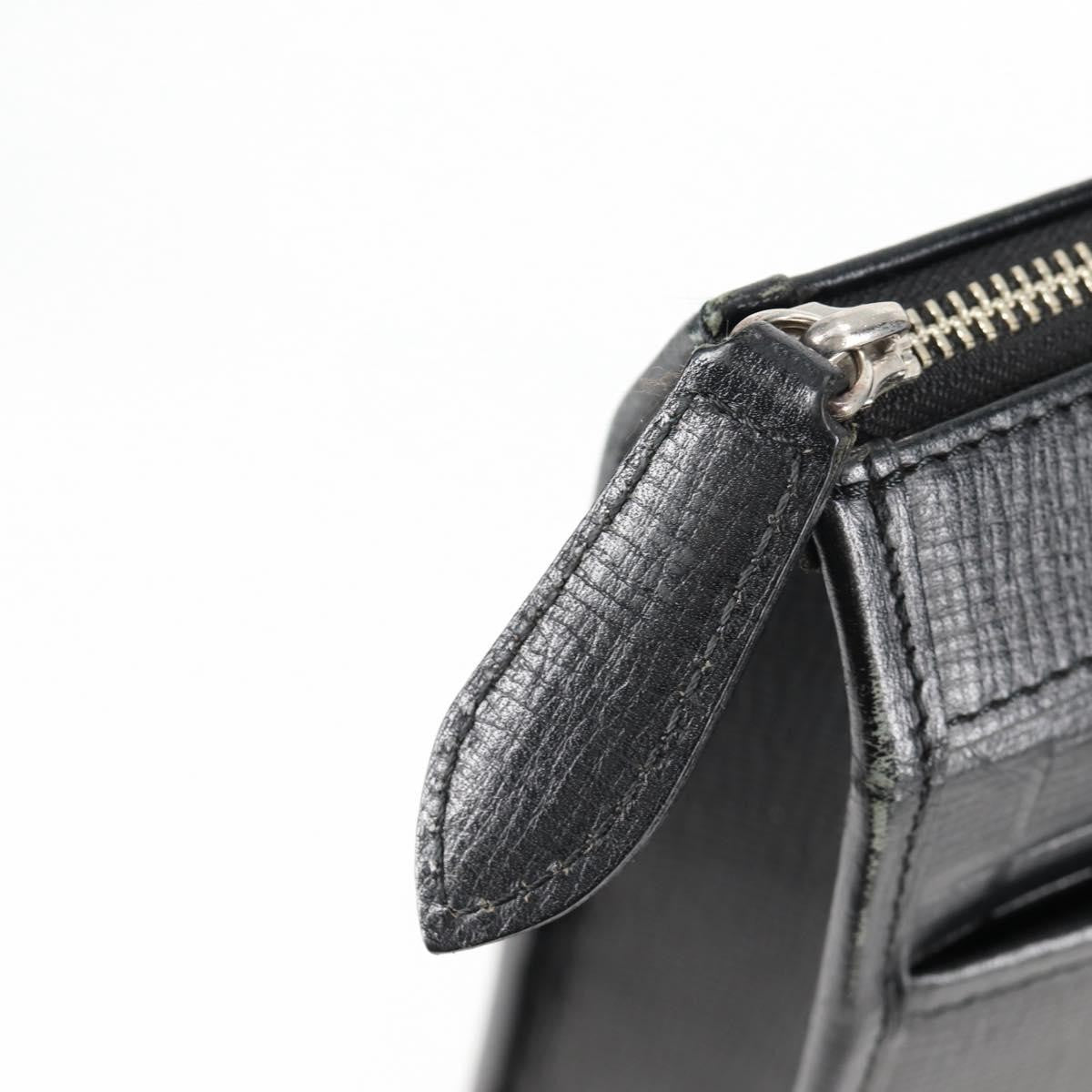 Burberry BUSINESS BAG BLACK LEATHER, BLACK, LEATHER, Briefcase