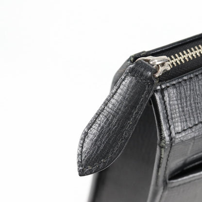 Burberry BUSINESS BAG BLACK LEATHER, BLACK, LEATHER, Briefcase