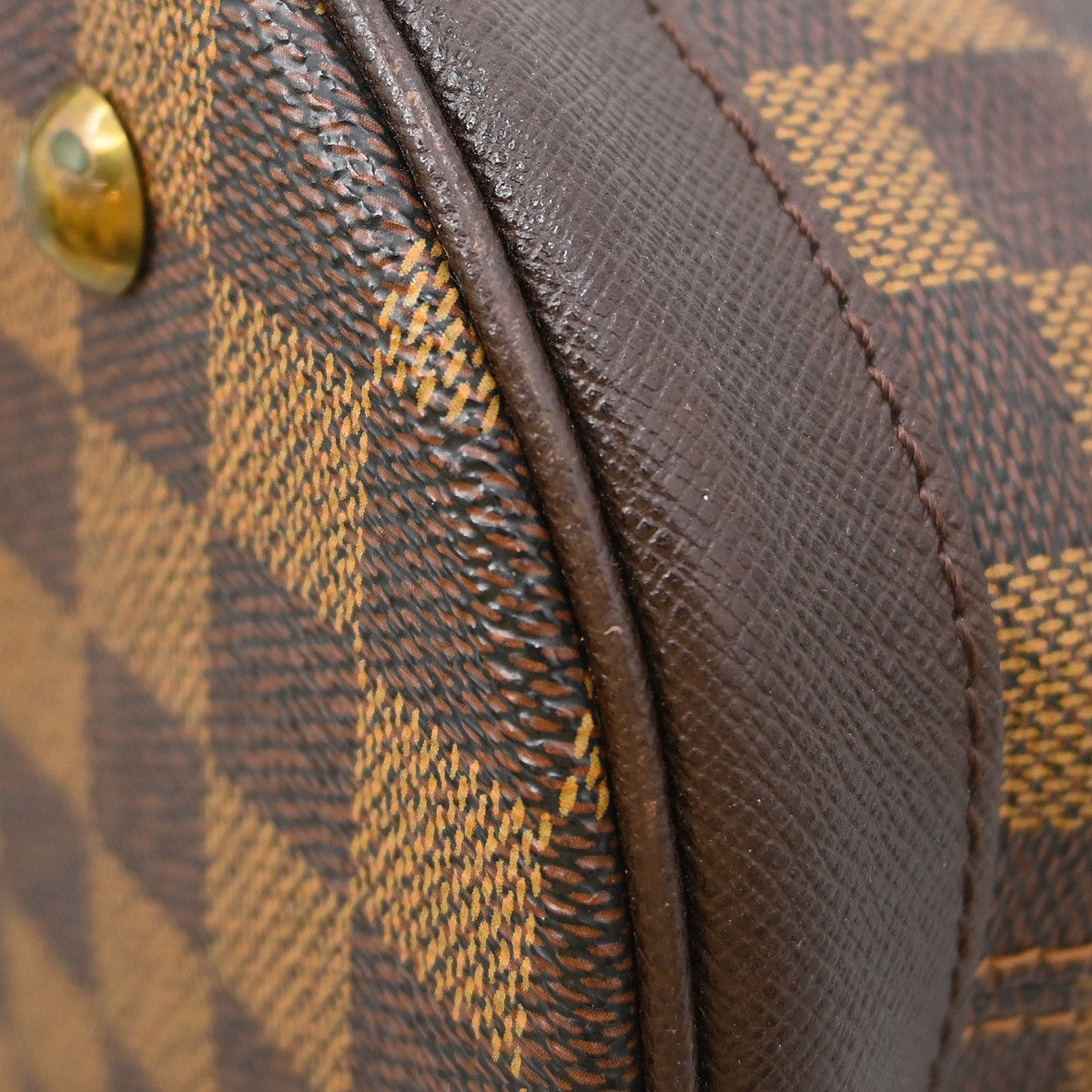 Louis Vuitton Marais Bucket Bag Damier, Brown, Canvas, Tote Bag