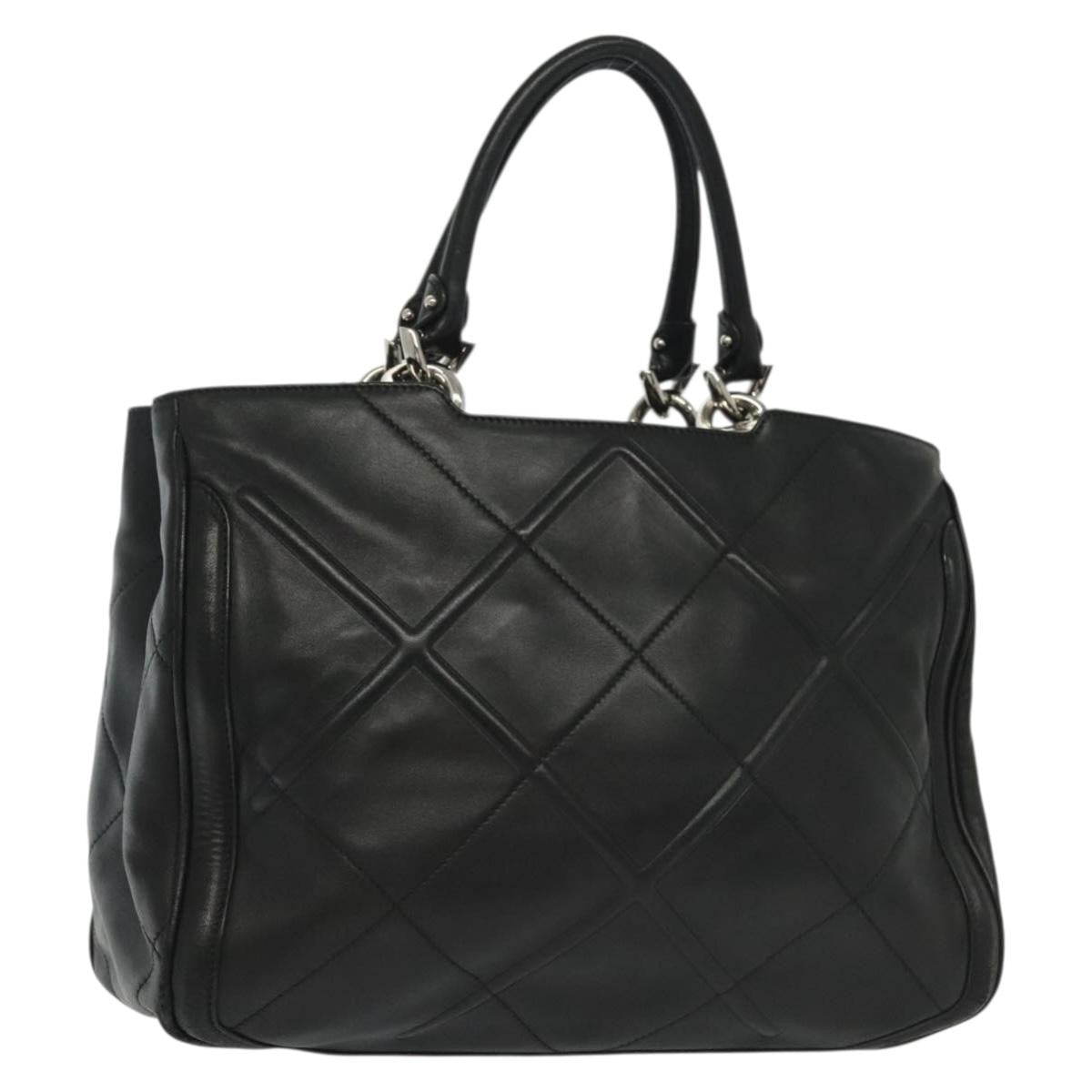 Salvatore Ferragamo Vala Handbag Leather, BLACK, LEATHER, Handbag