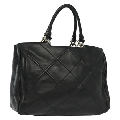 Salvatore Ferragamo Vala Handbag Leather, BLACK, LEATHER, Handbag