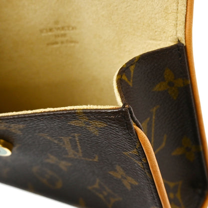 Louis Vuitton Florentine Pochette Monogram Canvas, Brown, Canvas, Clutch