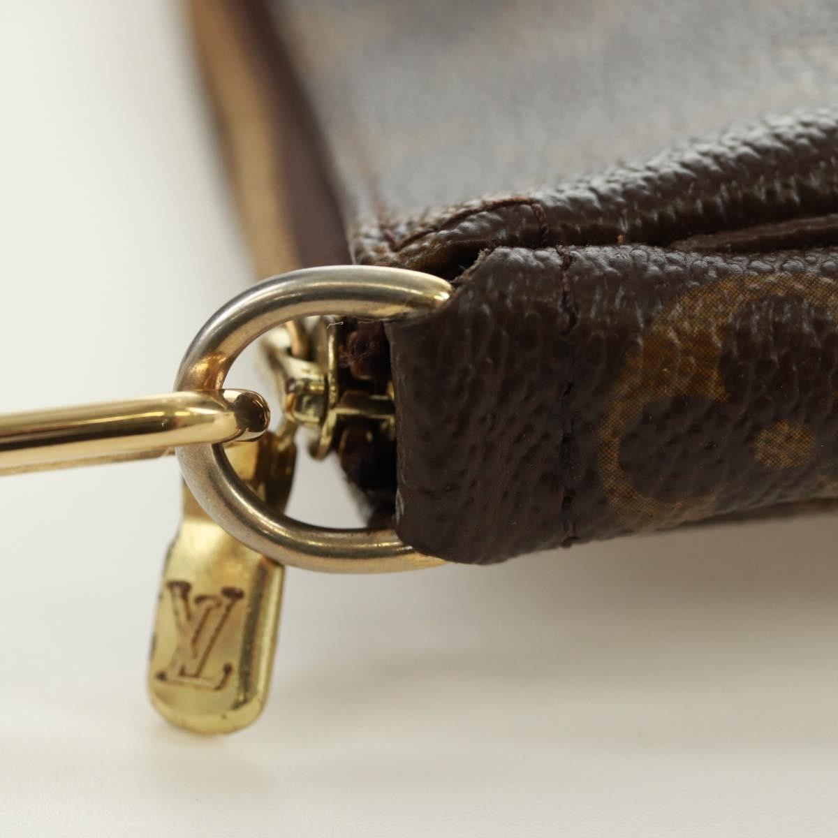 Louis Vuitton Pochette Accessoires Limited Edition Monogram Murakami Panda, BROWN, CANVAS, Clutche & pouche