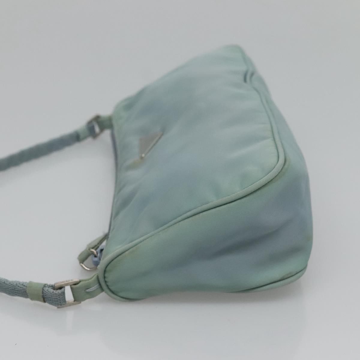 Prada Pochette Shoulder Bag Tessuto, BLUE, NYLON, Clutche & pouche