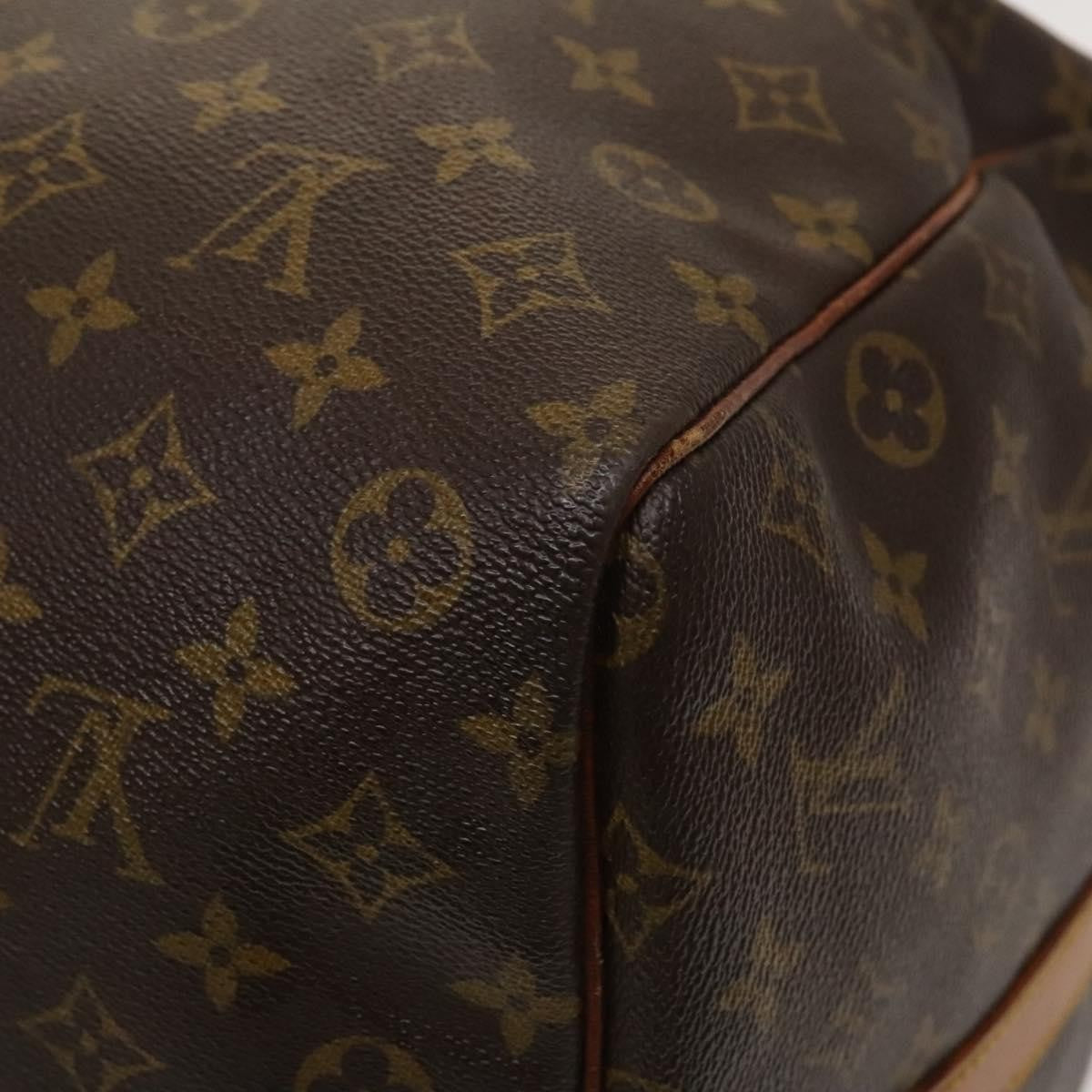 Louis Vuitton Keepall Bandouliere Bag Monogram Canvas, BROWN, CANVAS, Travel bag