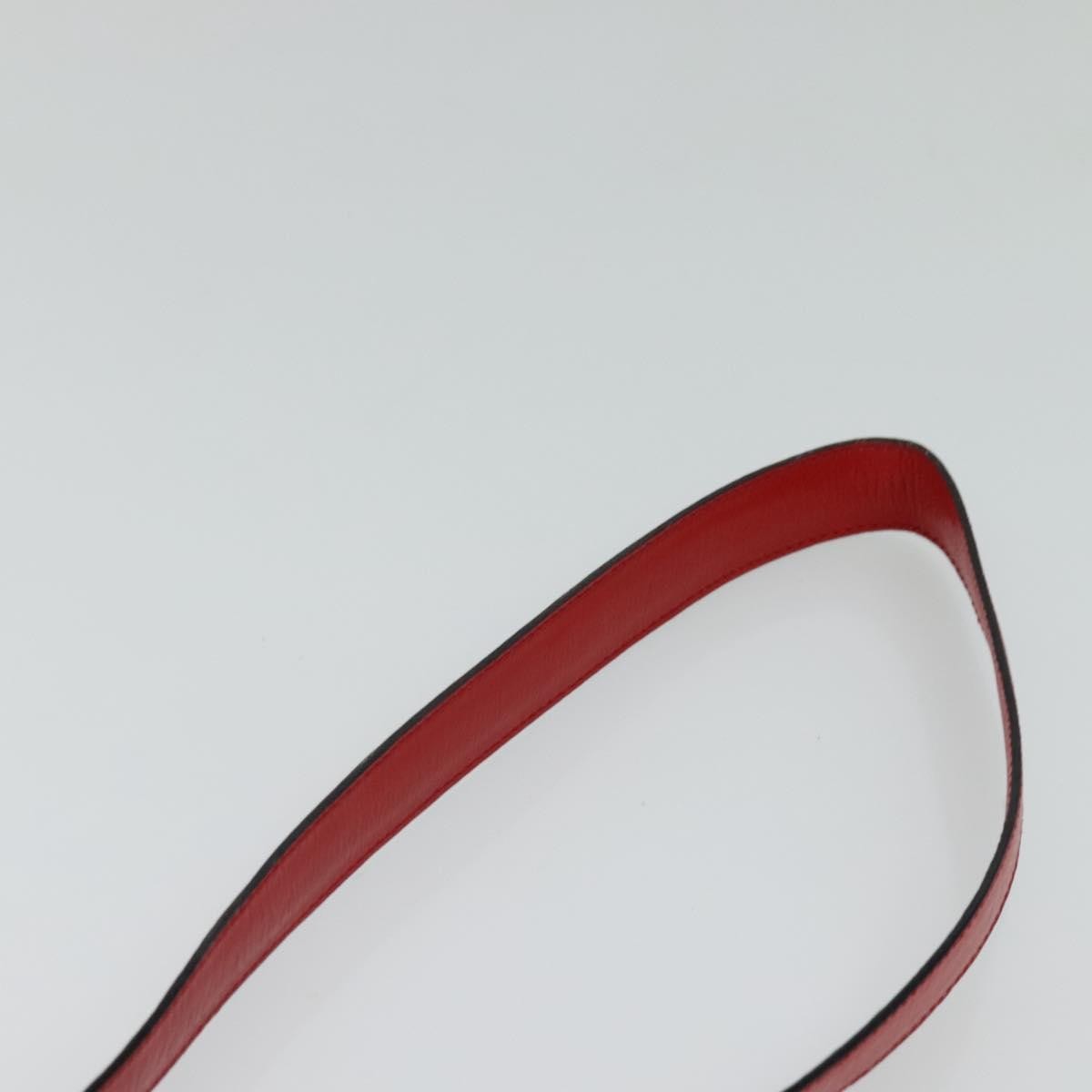 Celine Vanity bag Leather, RED, LEATHER, Shoulder bag