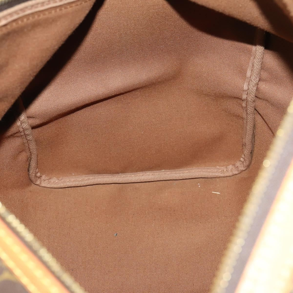 Louis Vuitton Sac Souple Handbag Monogram Canvas, BROWN, CANVAS, Travel bag