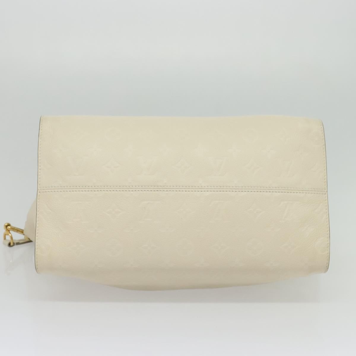 Louis Vuitton Lumineuse Handbag Monogram Empreinte Leather, WHITE, LEATHER, Handbag
