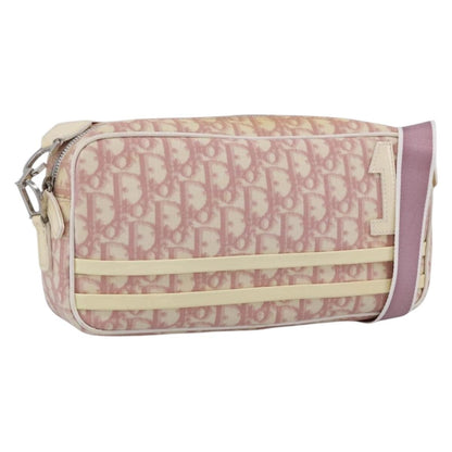 Christian Dior Vintage Crossbody Bag Diorissimo Canvas, PINK, CANVAS, Shoulder bag