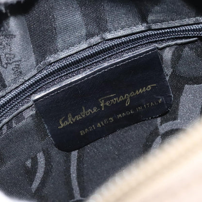 Salvatore Ferragamo Vala Shoulder Bag Suede, BEIGE, SUEDE, Shoulder bag