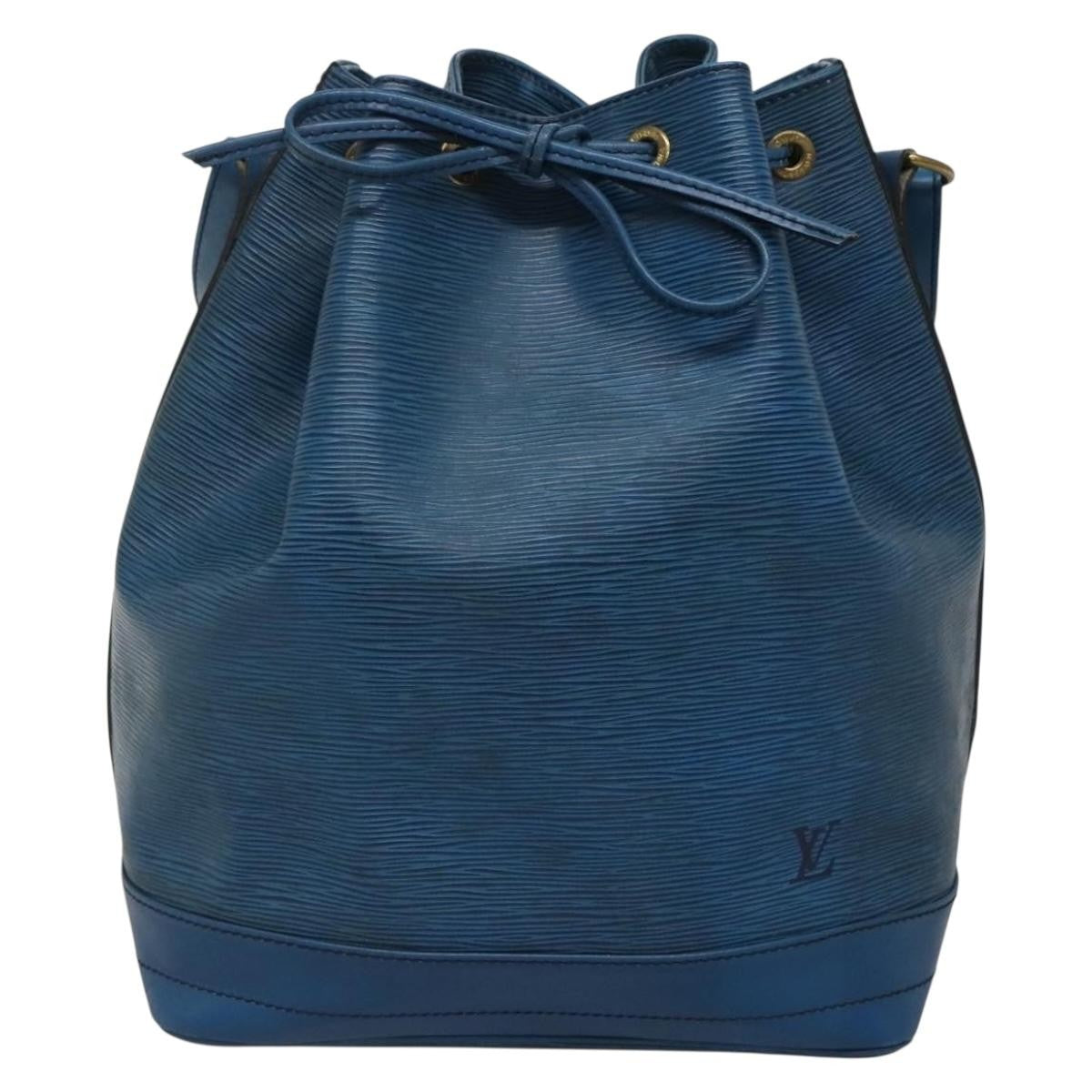 Louis Vuitton Noe Handbag Epi leather, BLUE, LEATHER, Handbag