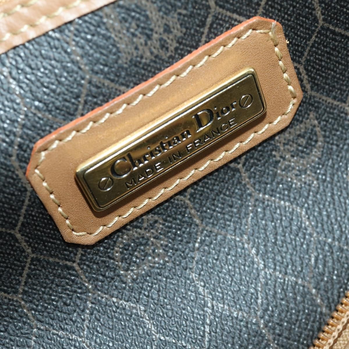 Christian Dior Vintage Honeycomb Boston bag Canvas and Leather, BLACK, CANVAS, Travel bag