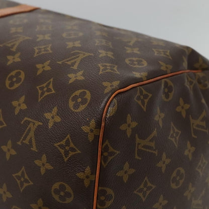 Louis Vuitton Keepall Bag Monogram Canvas, BROWN, CANVAS, Travel bag