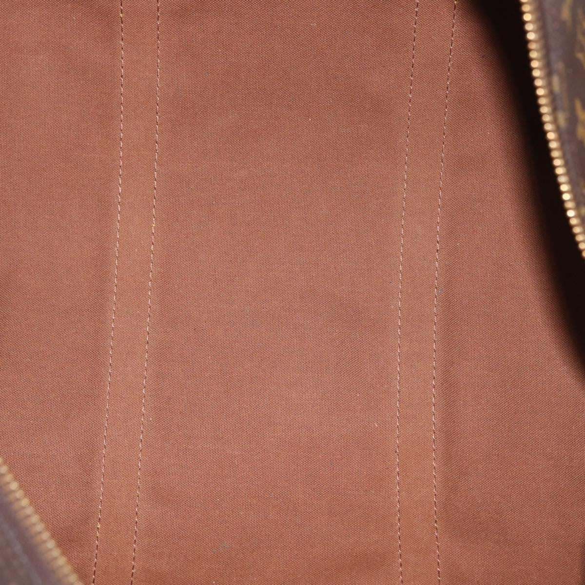 Louis Vuitton Keepall Bandouliere Bag Monogram Canvas, BROWN, CANVAS, Travel bag