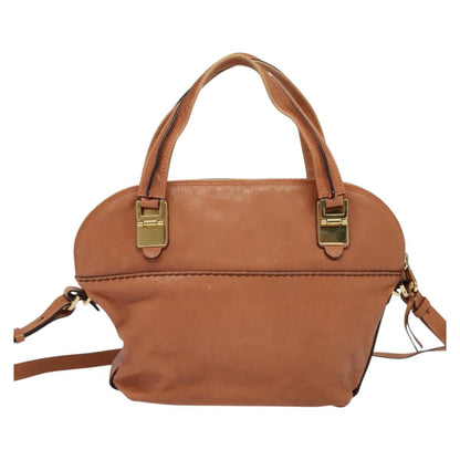 Chloe Angie Tote Leather, PINK, LEATHER, Tote bag