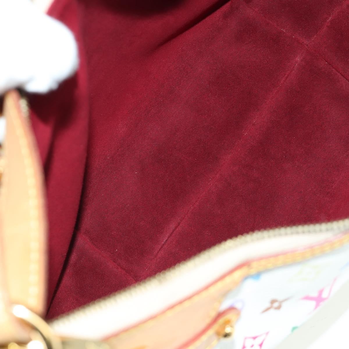 Louis Vuitton Greta Handbag Monogram Multicolor, White, Canvas, Shoulder Bag