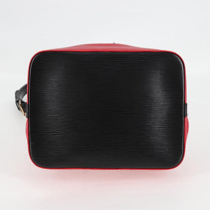 Louis Vuitton Bicolor Petit Noe Handbag Epi Leather, BLACK, LEATHER, Handbag