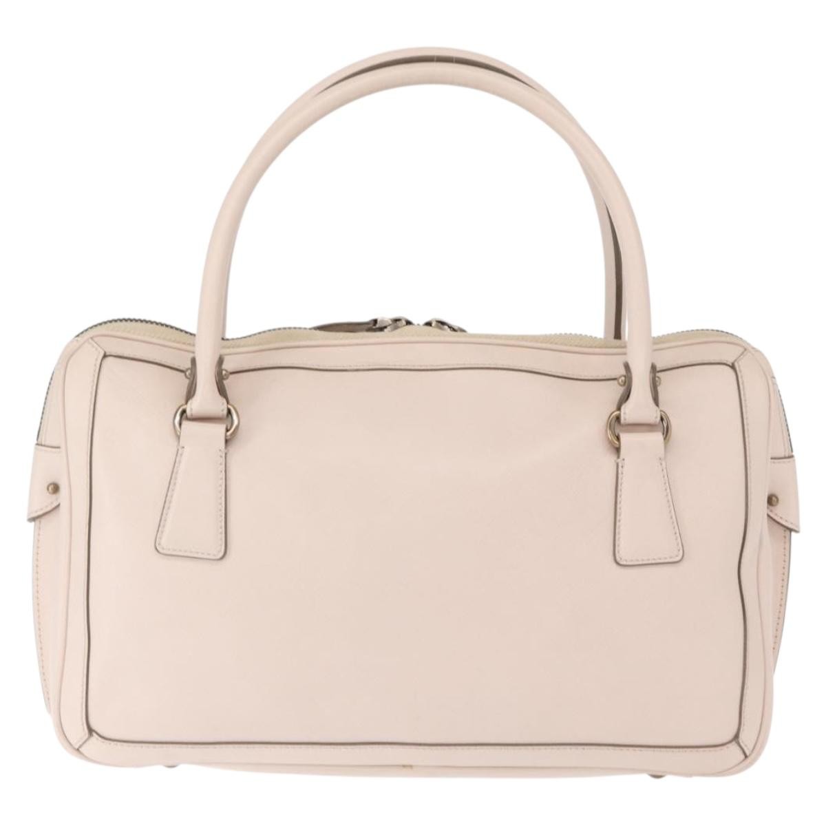 Salvatore Ferragamo Gancini handbag Leather, Pink, Leather, Handbag