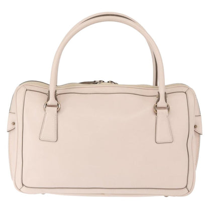 Salvatore Ferragamo Gancini handbag Leather, Pink, Leather, Handbag