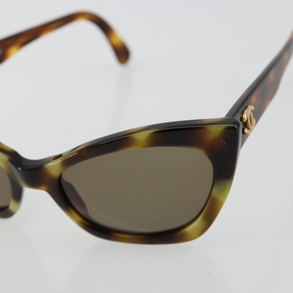 Chanel Logo CC Sunglasses Plastic, Brown, Plastic, Sunglasses