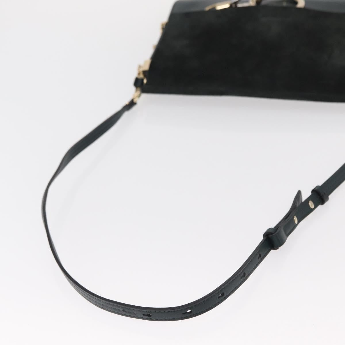 Chloe Faye Shoulder Bag Leather and Suede, KHAKI, SUEDE, Shoulder bag