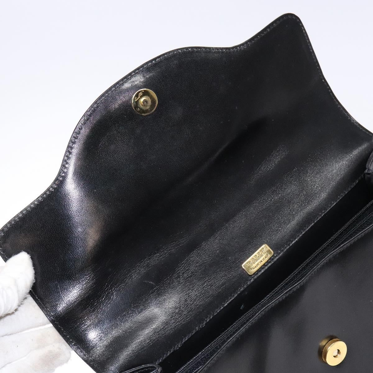 Bally Handbag Leather, Black, Leather, Handbag