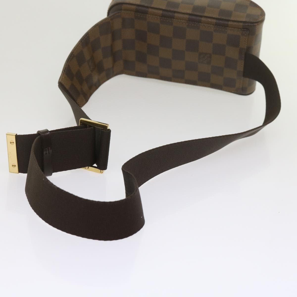 Louis Vuitton Geronimos Waist Bag Damier, BROWN, CANVAS, Travel bag