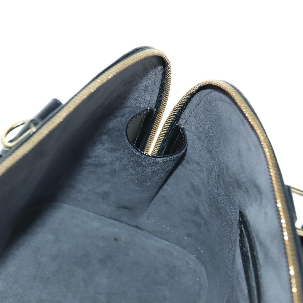 Louis Vuitton Alma Handbag Epi Leather, Black, Leather, Handbag